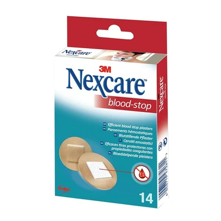 Nexcare Runde blutstillende Pflaster x14