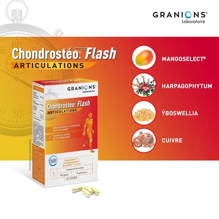 Granions 40 Kapseln Chondrosteo Flash