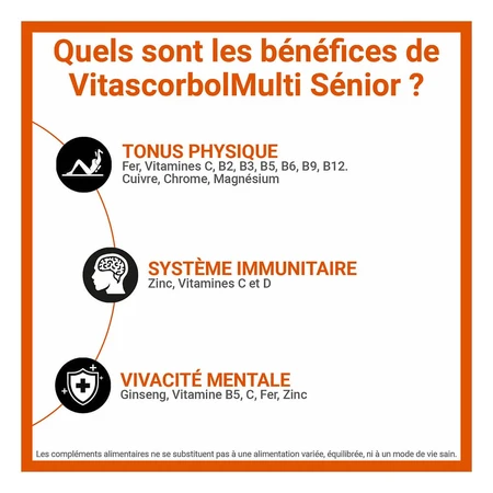 Vitascorbol Multi Senior 30 Tablets
