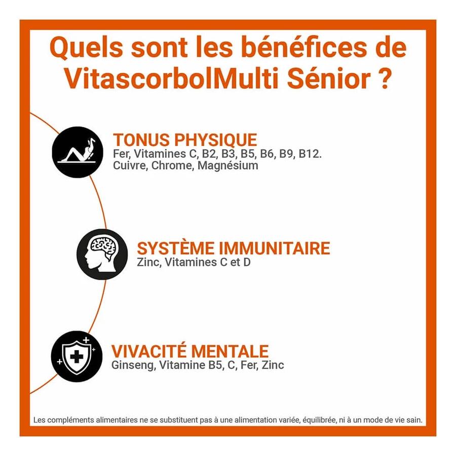 Vitascorbol Multi Senior 30 Tablets