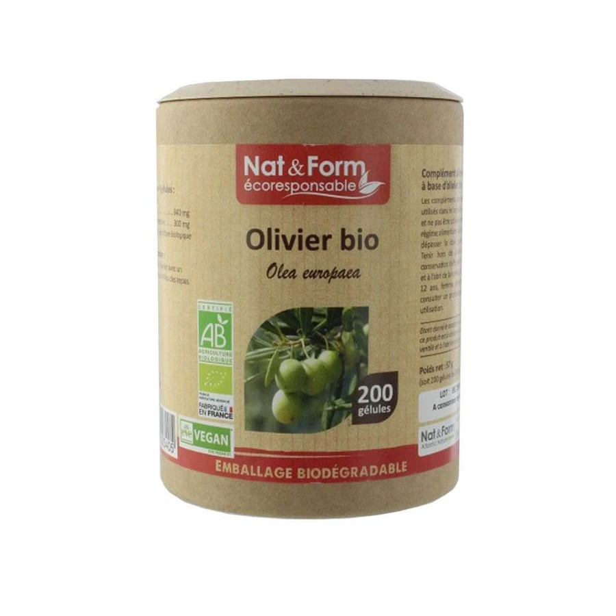 Nat&Form Olive Bio 200 Gelule Nat&Form