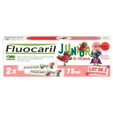 Fluocaril Toothpaste Junior 6-12 Years Red Fruits 6-12 Ans 2x75ml