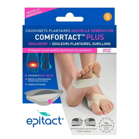 Epitact Comfortact Plus Kissen für Fußsohlenschmerzen und Hühneraugen x2