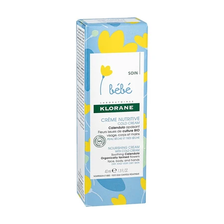 Klorane Recién Nacido Cold Cream Nutritivo Pieles Secas o Muy Secas 40ml