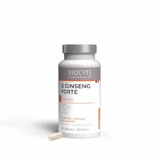 Biocyte Santé 5 Ginseng Forte 40 Gélules