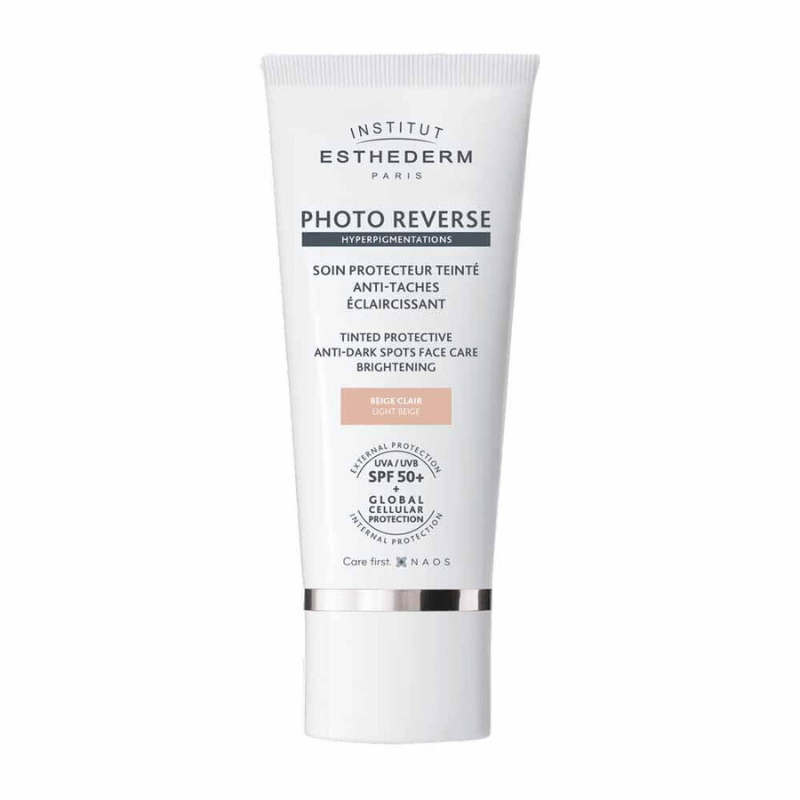 Winkel op Institut Esthederm Photo Reverse Lightening Beschermende Behandeling SP50+ Licht Beige 50ml Institut Esthederm Photo Reverse Lightening Beschermende Behandeling SP50+ Licht Beige 50ml