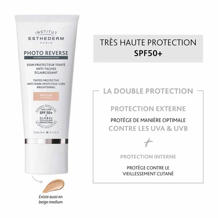 Institut Esthederm Photo Reverse Lightening Protective Treatment SP50+ Light Beige 50ml