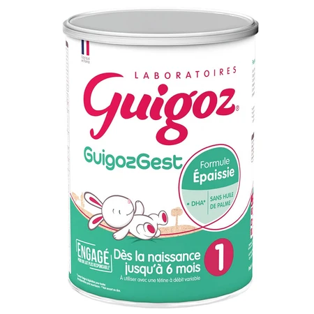 Guigoz Guigozgest Lait En Poudre Épaissi 1 Dès La Naissance Jusqu'à 6 Mois 780g