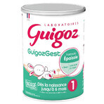 Guigoz Guigozgest GuigozGest 1 Lapte praf îngroșat 0-6 luni Dès La Naissance Jusqu'à 6 Mois 800g Guigoz Guigozgest GuigozGest 1 Lapte praf îngroșat 0-6 luni Dès La Naissance Jusqu'à 6 Mois 800g
