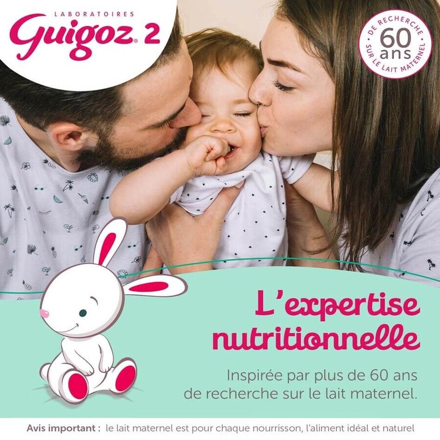 Guigoz Guigozgest GuigozGest 1 Milk Powder Thickened Formula 0-6 Months Dès La Naissance Jusqu'à 6 Mois 800g