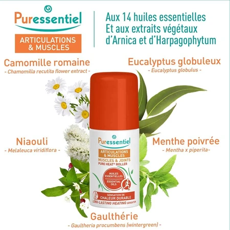 Puressentiel Articulations Et Muscles Pure Heat Roller 75ml