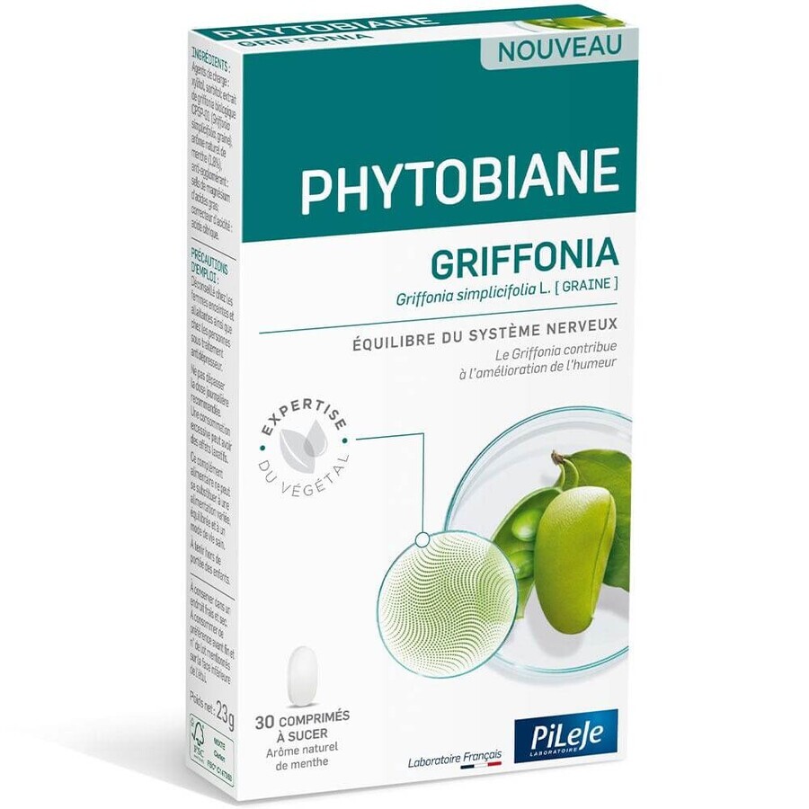 Cumpără Pileje Phytobiane Griffonia Nervous System Balance 30 comprimate de supt Pileje Phytobiane Griffonia Nervous System Balance 30 comprimate de supt