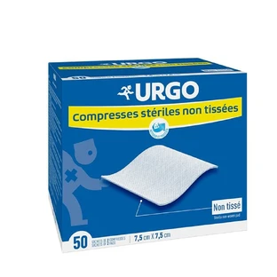 Urgo Comprimés stériles non tissés 7,5x7,5 cm 50 sachets