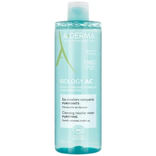 A-Derma Biology AC Eau Micellaire Nettoyante Purifiante Bio 400ml