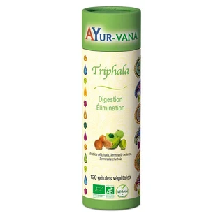 Ayur-Vana Triphala Organische Spijsvertering en Eliminatie 120 capsules