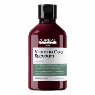 L'Oréal Professionnel Vitamino Color Spectrum Shampoing neutralisant reflets rouges pour cheveux bruns 300ml