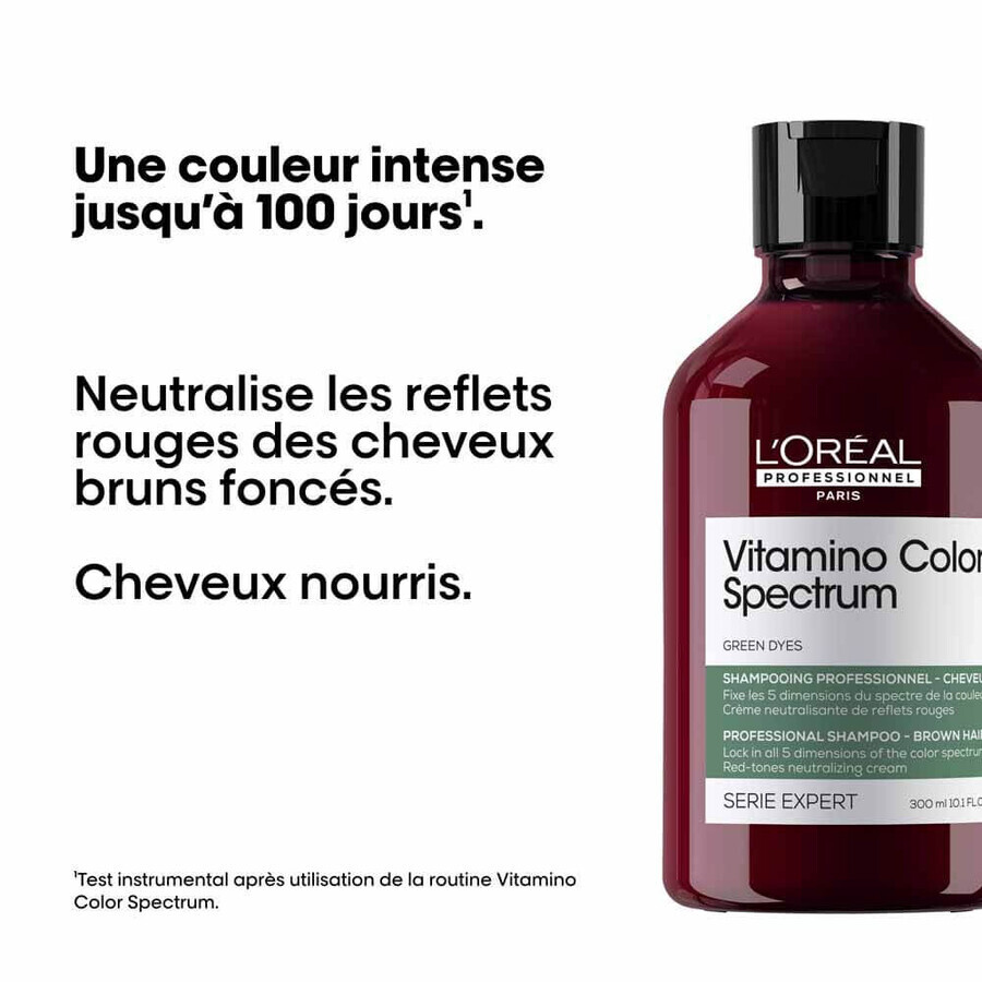 L'Oréal Professionnel Vitamino Color Spectrum Shampoo neutralizing red highlights for brown hair 300 ml