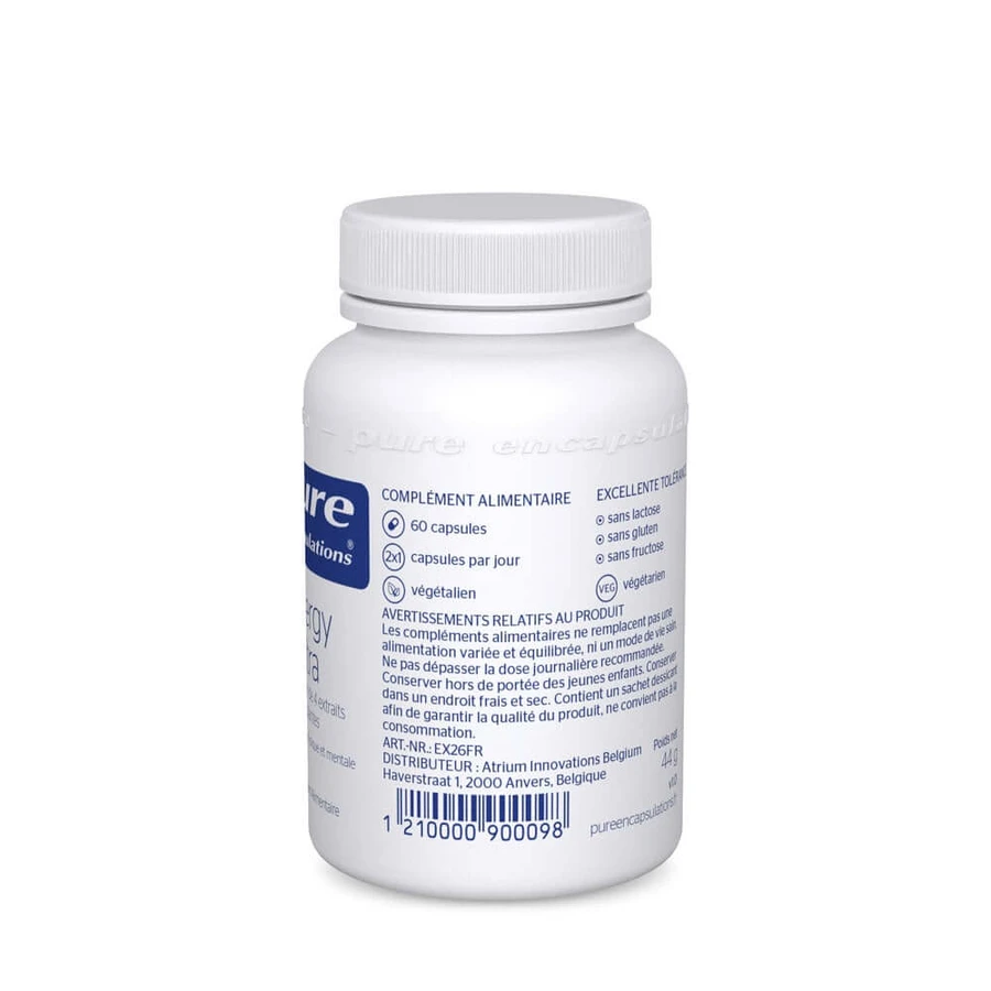 Pure Encapsulations Energy Xtra 60 cápsulas