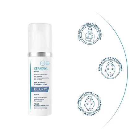 Ducray Keracnyl Serum Pieles Adultas con Imperfecciones 30ml