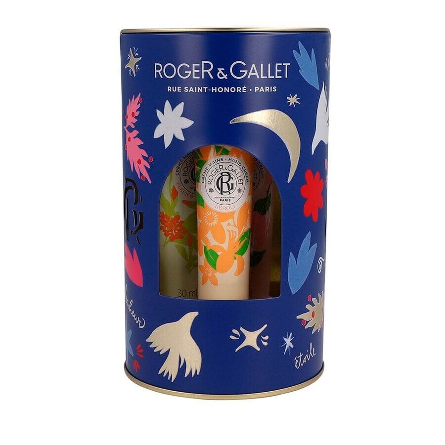 Roger & Gallet Beneficial Hand Cream Gift Set Neroli + Orangewood + Osmanthus 3x30ml