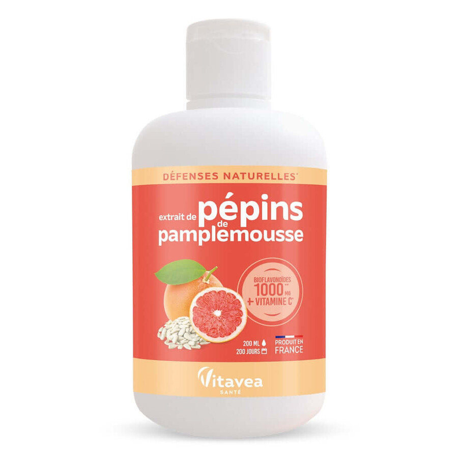 Vitavea Santé Extraits De Pepins De Pamplemousse Defenses Naturelles 200ml