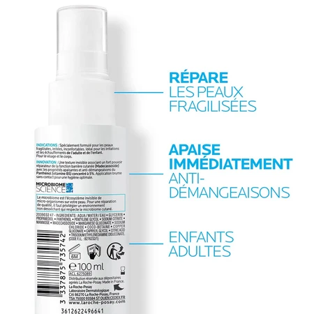 La Roche-Posay Cicaplast Spray B5 réparateur apaisant anti-démangeaisons 100ml