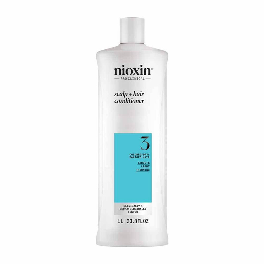 Nioxin System 3 Acondicionador para cabellos coloreados/secos/dañados y con caída moderada 1L