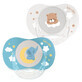 Luc Et Lea Essentiel Symmetrical Soother Phosphorescent Silicone 0 to 6 months x2