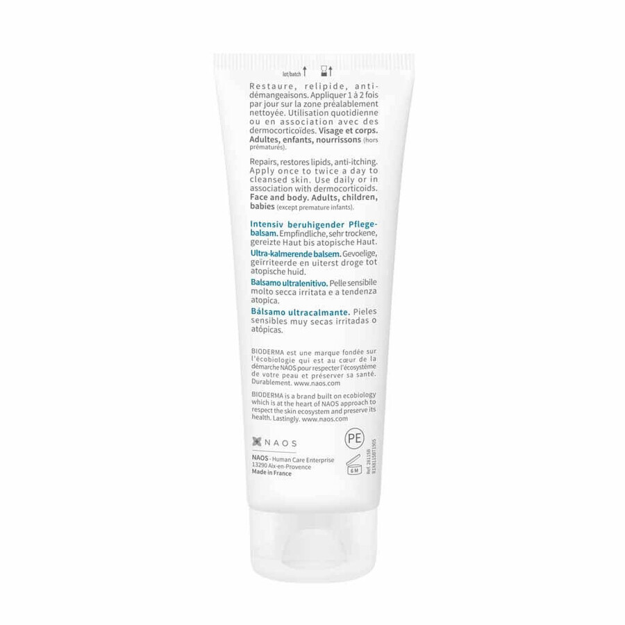 Bioderma Atoderm Hydraterende gezichts- en lichaamsbalsem voor de zeer droge huid 75ml
