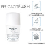 Vichy Deodorant Antiperspirant 48h Roll-on Piele sensibilă 50ml Vichy Deodorant Antiperspirant 48h Roll-on Piele sensibilă 50ml