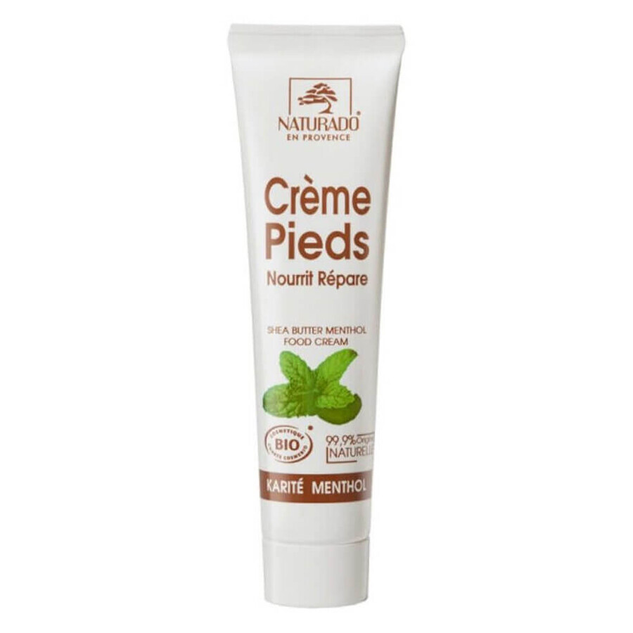 Naturado Bio-Shea-Fußcreme mit Menthol-Frische-Effekt 40 ml