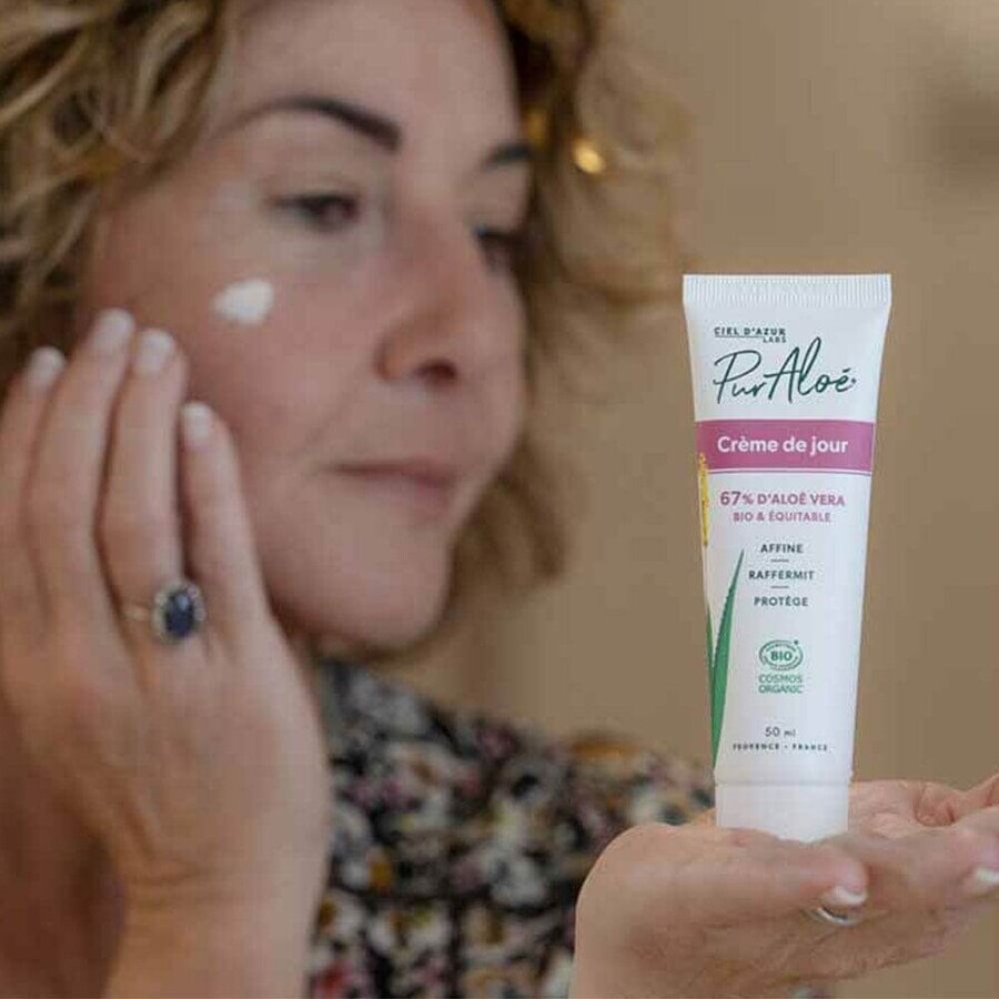 Pur Aloé 67% aloe vera organică cremă de față 50ml