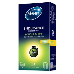 Preservativos Manix Resistance Lubricantes de larga duración Time Control x12