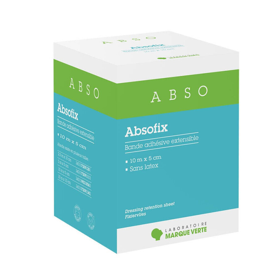 Acquista Marque Verte Abso Bendaggi adesivi 10mx5cm Fix 1 UNITÀ Marque Verte Abso Bendaggi adesivi 10mx5cm Fix 1 UNITÀ