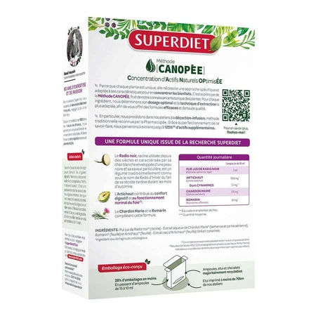 Superdiet Quatuor Liver Wellness 20 Fläschchen 15ml