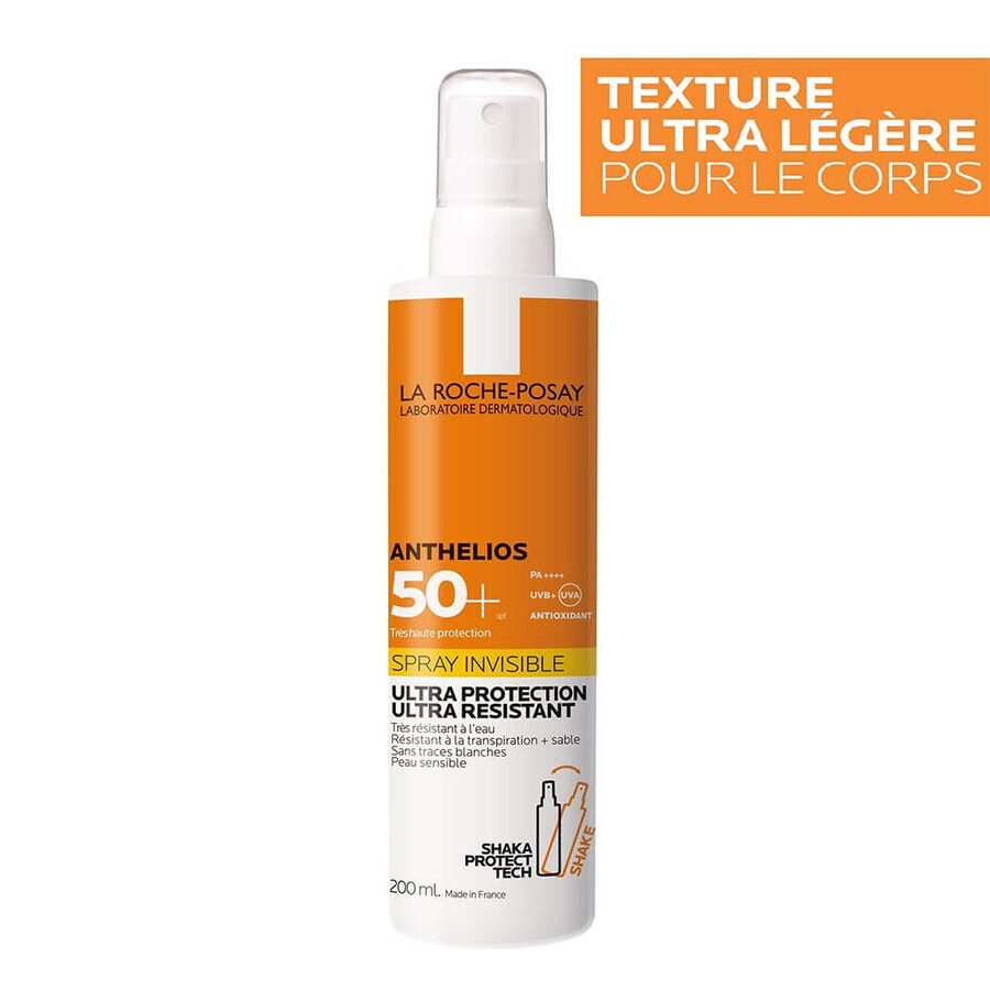 La Roche-Posay Anthelios Solar Body Spray SPF 50+ Zeer Hoge Bescherming Met Parfum 200ml La Roche-Posay Anthelios Solar Body Spray SPF 50+ Zeer Hoge Bescherming Met Parfum 200ml