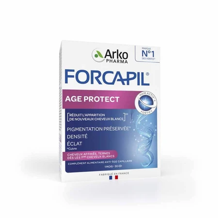 Arkopharma Forcapil Age Protect Blanc and dull hair 30 tablets