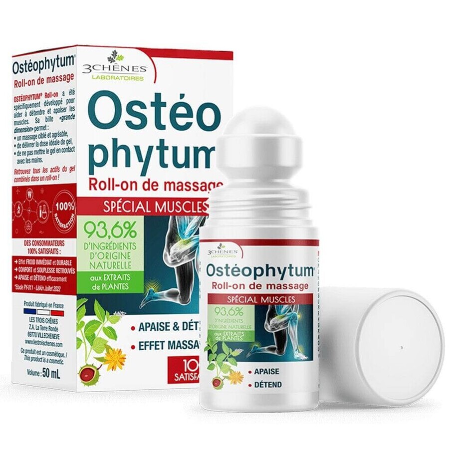 3 Chênes Roll-on pentru masaj osteofitizant Mușchi speciali 50ml