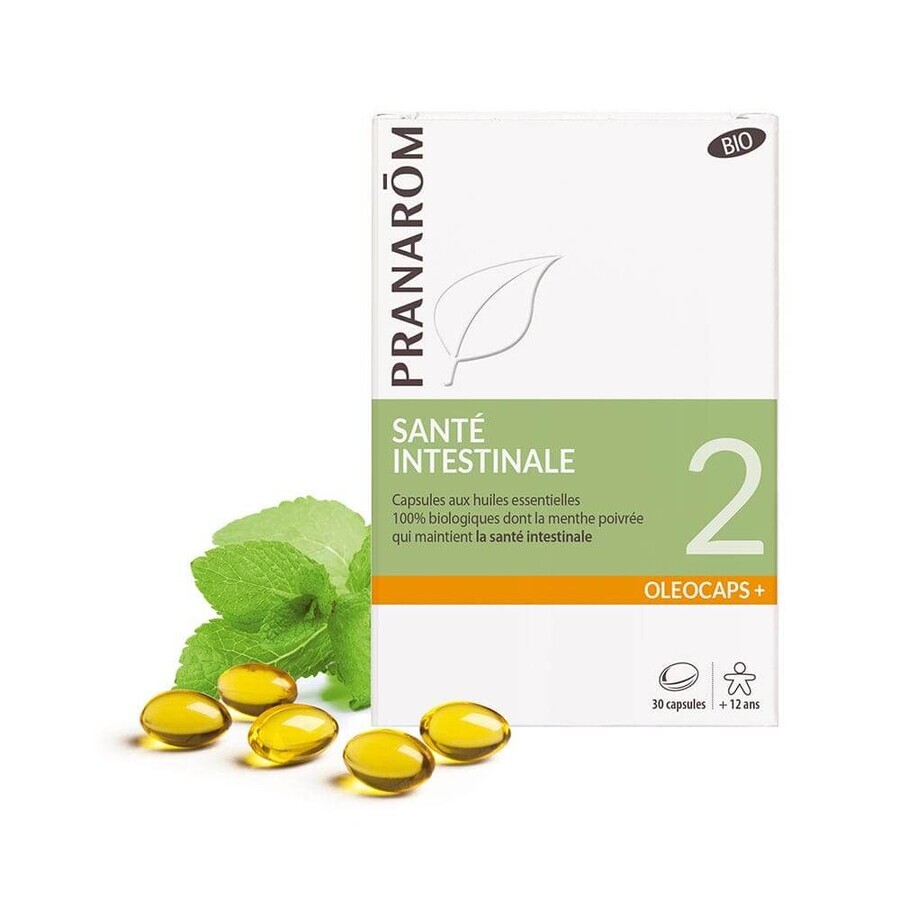 Pranarôm Oléocaps No. 2 Organic Gut Health 30 Oleocaps+ Capsules