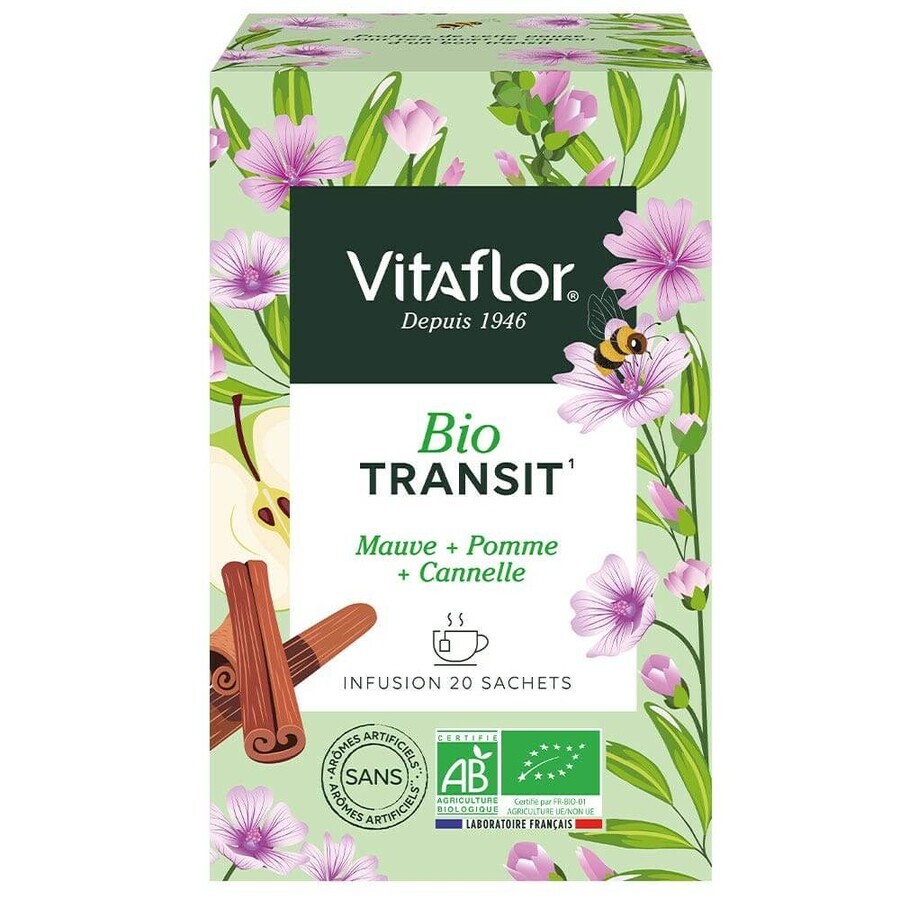 Vitaflor Tisana Ecológica Transit 20 bolsitas