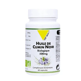 Vit'All+ Zwarte Komijnolie 500mg 60 Capsules
