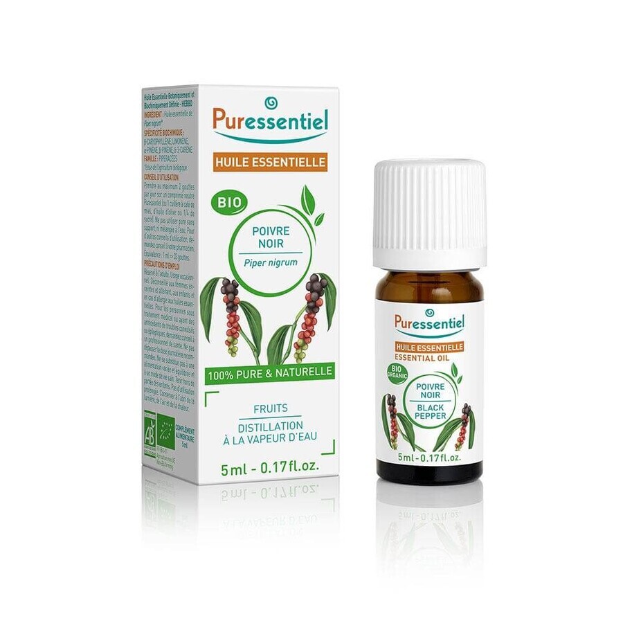 Winkel op Puressentiel Essentiële Oliën Poivre Noir 5ml Puressentiel Essentiële Oliën Poivre Noir 5ml
