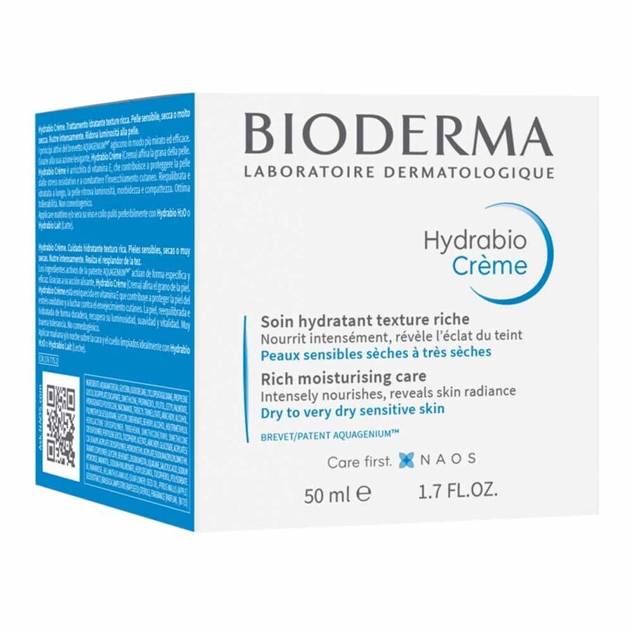 Bioderma Hydrabio Feuchtigkeitspflege Sehr trockene, zu atopischem Ekzem neigende Haut 50ml Bioderma Hydrabio Feuchtigkeitspflege Sehr trockene, zu atopischem Ekzem neigende Haut 50ml