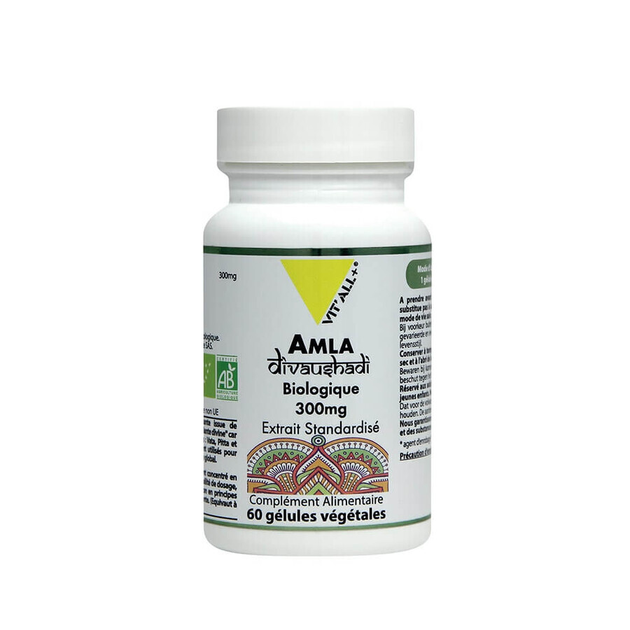 Vit'All+ Amla organic 300 mg standardized extract 60 capsules