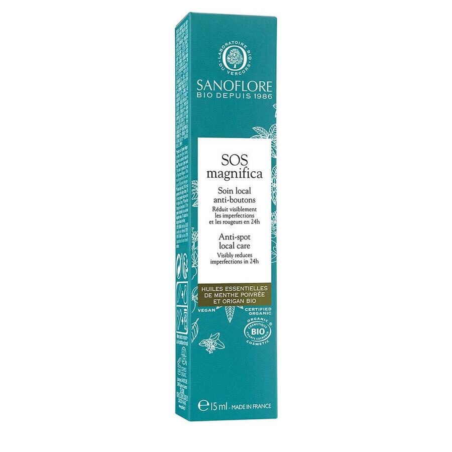 Sanoflore Magnifica SOS topical treatment for pimples and blemishes 15ml