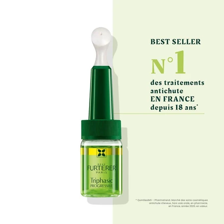 René Furterer Triphasic Progressive hair loss treatment 8 vials