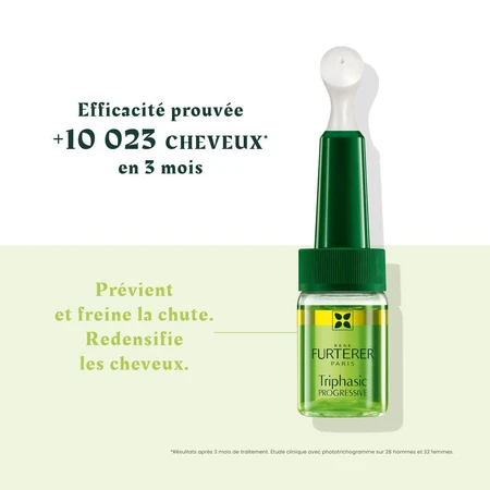 René Furterer Triphasic Progressive hair loss treatment 8 vials