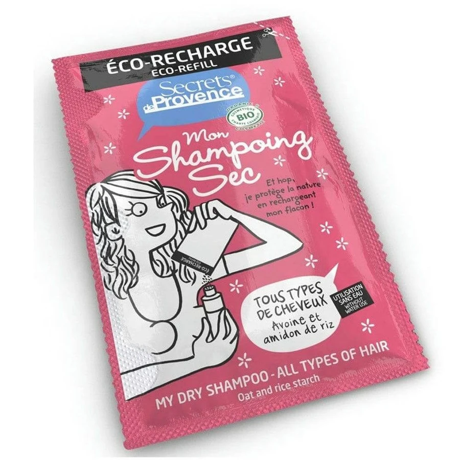 Secrets de Provence Eco-Refill Droogshampoo voor alle haartypes 38 ml