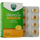 Vicks Oropolis Propolis Liquid Heart Taste of Honey 16 Tablets