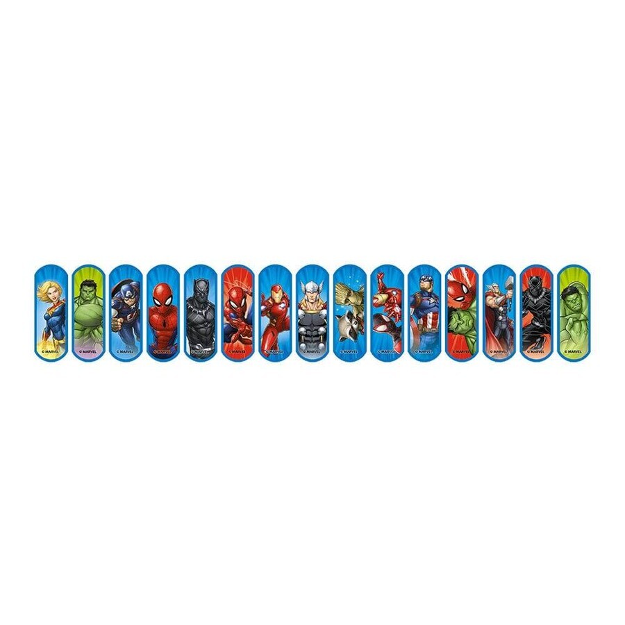 Elastoplast Disney MARVEL pansamente pentru copii 2 dimensiuni x20